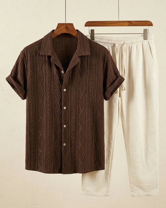 Renato Textured Shirt Set