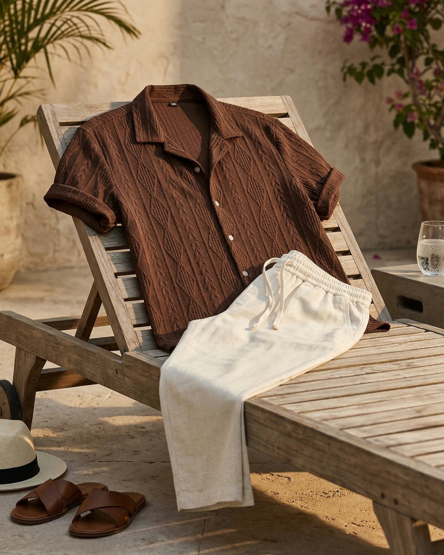 Renato Textured Shirt Set