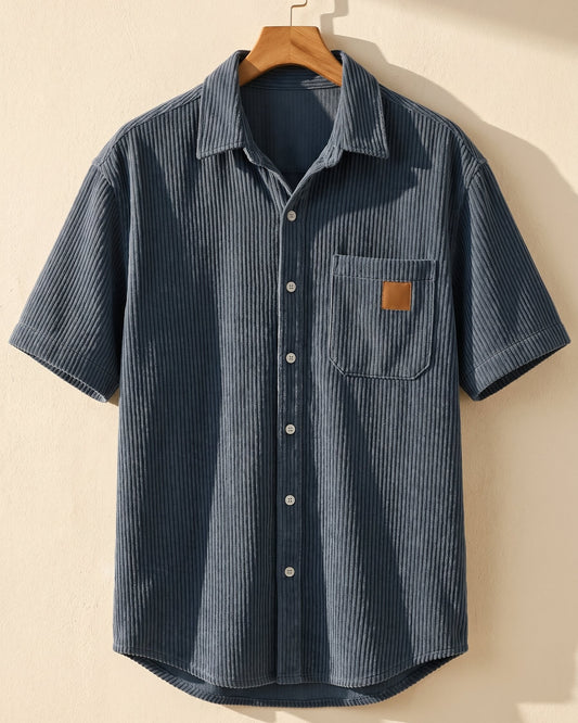 Massimo Corduroy Short-Sleeve Shirt