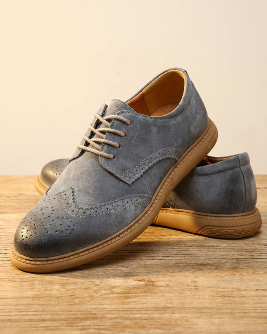 Raimondo Suede Brogue Oxford