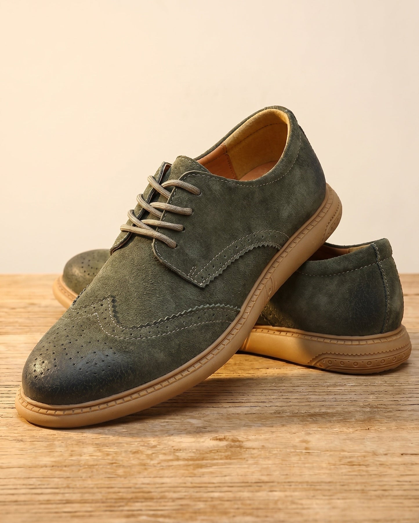 Raimondo Suede Brogue Oxford